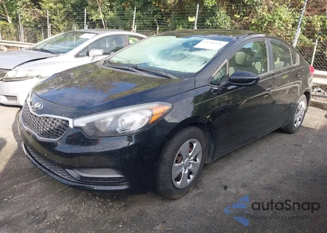 2016 Kia Forte Lx z USA, uszkodzony, nr VIN KNAFK4A6XG5438047